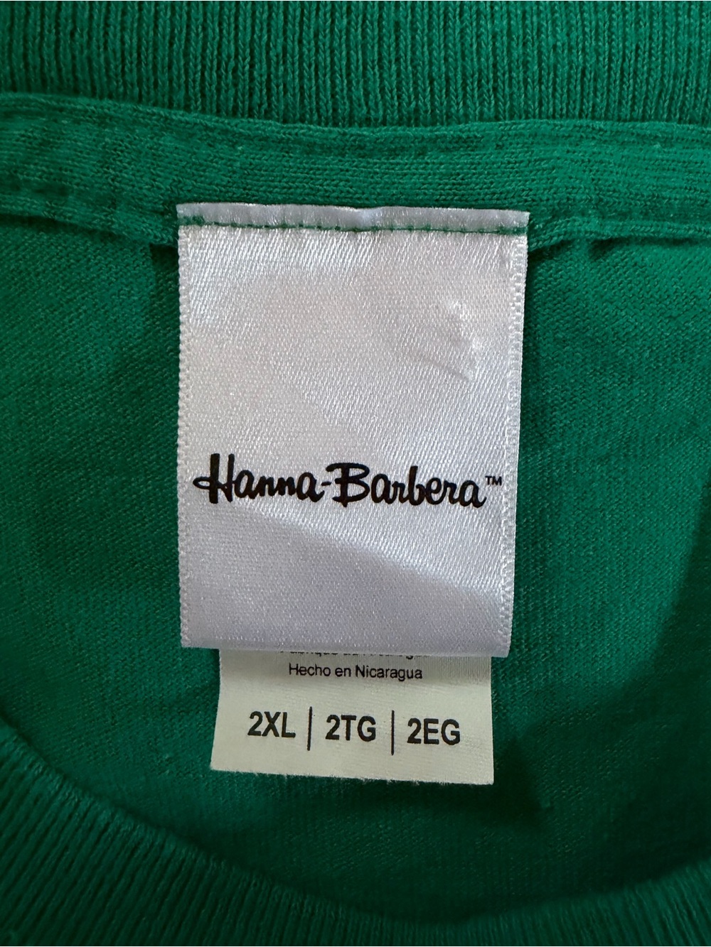 Hanna-Barbera Yogi Bear Green Graphic Tee Men’s 2XL - Picture 3 of 6